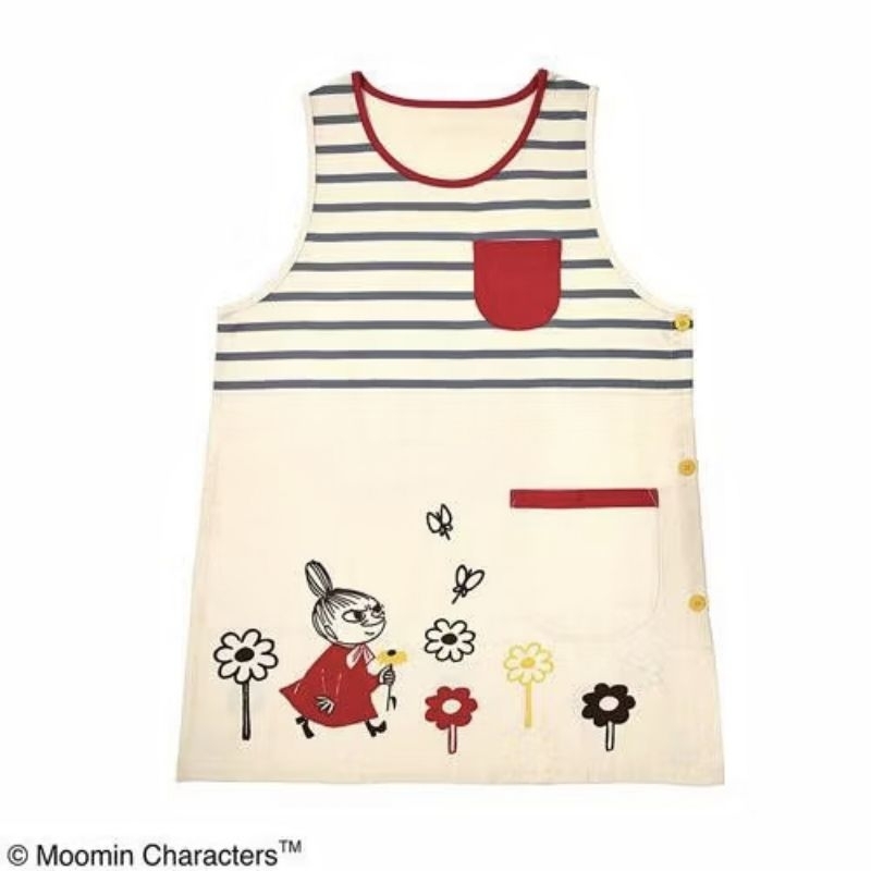 🐶olatoy🐱 日牌 Moomin 姆明 嚕嚕米 小美 小不點 連身廚房圍裙衣服