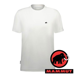 【MAMMUT 長毛象】Mammut男圓領排汗短袖T恤『白PRT1』1017-05080
