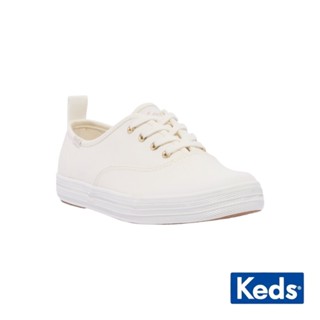 Keds CHAMPION 經典復古率性防潑水帆布休閒小白鞋 9243W112999【Findnew】