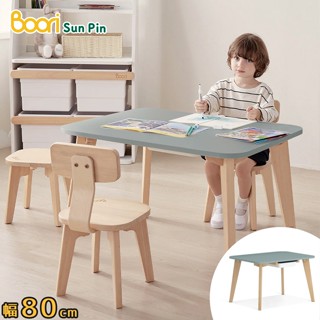 福利品｜原價4800特價2980｜泰迪兒童單抽桌‧幅80cm(藍莓色)｜桌面右下修補傷｜僅1組