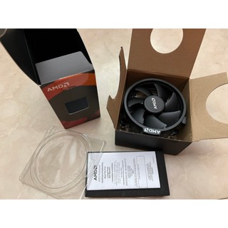 AMD Wraith Stealth 原裝散熱器 AM4 AM5專用風扇 四線溫控 鋁底原裝風扇 超靜音 65W 可用