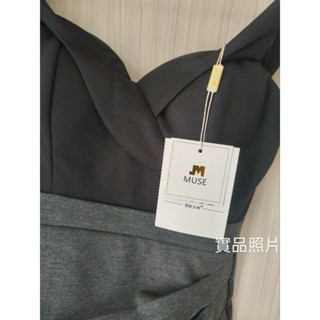 現貨 全新 一字領 洋裝 S 小禮服 性感 平口時尚 低胸 修身