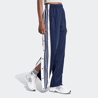 ADIDAS 長褲 ADIBREAK PANTS 藍白色 排釦長褲 女 IP0619