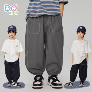 DO Kids童裝 臺灣現貨-日系縮口速乾防蚊褲 男童裝 春夏新品 兒童 中小童 大童 長褲 運動褲 束口褲 休閒褲