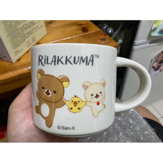 全新7-11 拉拉熊 2023 RILAKKUMA 20週年 陶瓷疊疊馬克杯 480ml 白色款