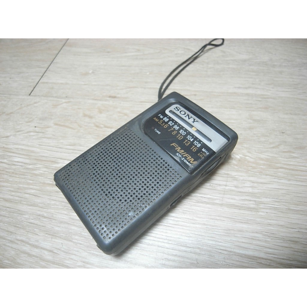 二手 SONY FM/AM二波段收音機  ICF-S10MK2 收音機 AM / FM 電台 隨身聽