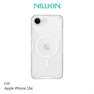 NILLKIN Apple 蘋果 iPhone 16e 本色 Pro 磁吸保護套 透明套 四角氣囊 防摔保護