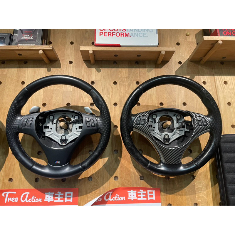 ［二手］BMW E90 E91 E92 E93 E87 E82 Msport原廠換檔撥片方向盤