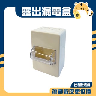 🚚蝦店隔日速達🔥露出漏電盒 漏電開關盒 卡式便當盒 無熔絲開關盒 PVC明盒 塑膠明盒 漏電盒 美術盒 2P 3P 共