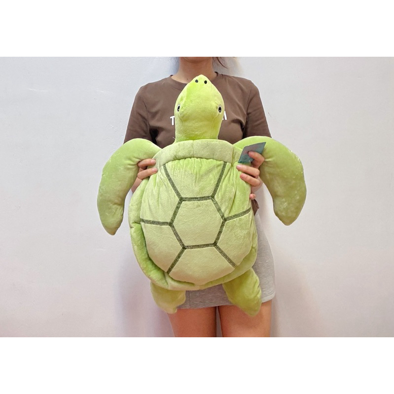 超可愛綠蠵龜娃娃 大海龜娃娃 海龜玩偶 綠蠵龜 烏龜 海生館 海洋生物娃娃 抱枕