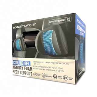 【Road Comforts】車用涼感頸枕 二入組 (涼感凝膠設計可散熱降溫)