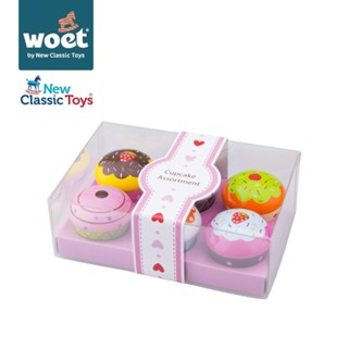 荷蘭New Classic Toys 蜜糖甜心杯子蛋糕 10627 /家家酒玩具/切切樂/木製玩具