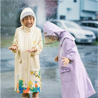 💎臺灣現貨24h出貨💎兒童雨衣 書包可穿雨衣 有帽雨衣 卡通雨衣兒童款 書包位雙重防水 上下學雨衣 雨具 幼稚園雨衣