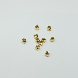 信成銀樓 6D 3mm 小版 方糖 方塊 配件 黃金 999足金