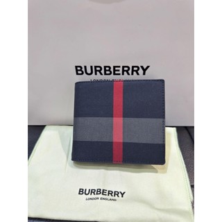 💎Han's house精品服飾💎BURBERRY 格紋 短夾 卡包 零錢袋