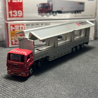 Tomica多美小汽車 139 鷗翼卡車 ISUZU GIGA PANEL VAN TRAILER 長車 貨櫃車 連結車