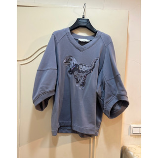 二手COACH 亮片刺繡恐龍衛衣