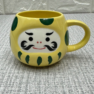(現貨在台)日本星巴克 2022新年限定 圓點黃/灰白達摩馬克杯
