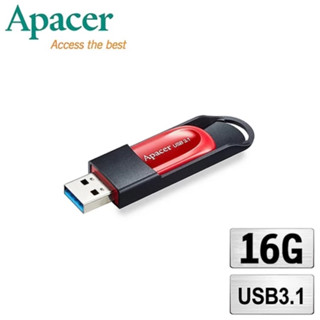 Apacer宇瞻 AH25A 16-64GB 流線飛梭 USB 3.1高速隨身碟