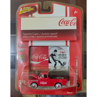 美國可口可樂與JOHNNY LIGHTNING復刻雪佛蘭 CHEVY 模型車