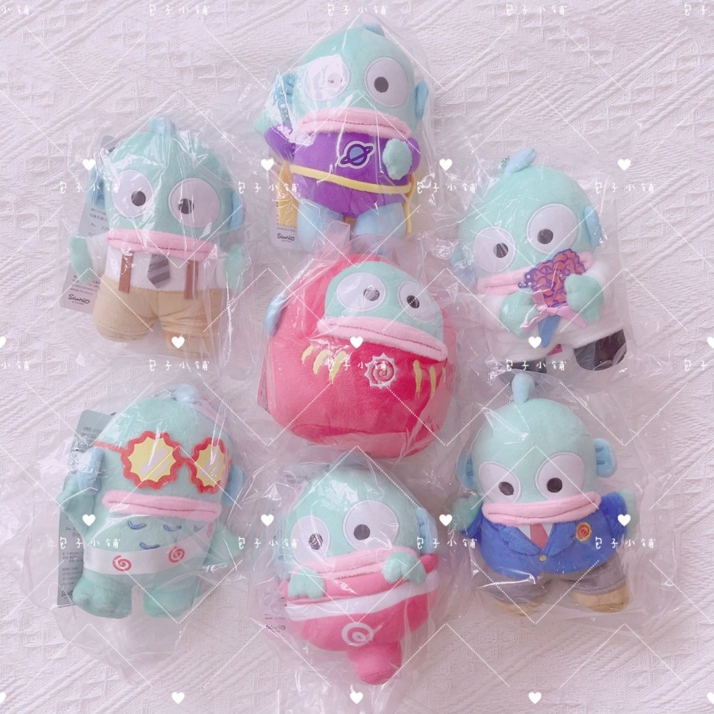 《包子小舖》 台灣現貨 日本正版 三麗鷗 AVAIL 人魚漢頓 漢頓 醜魚 達摩 拉麵 西裝 超人 制服 吊飾