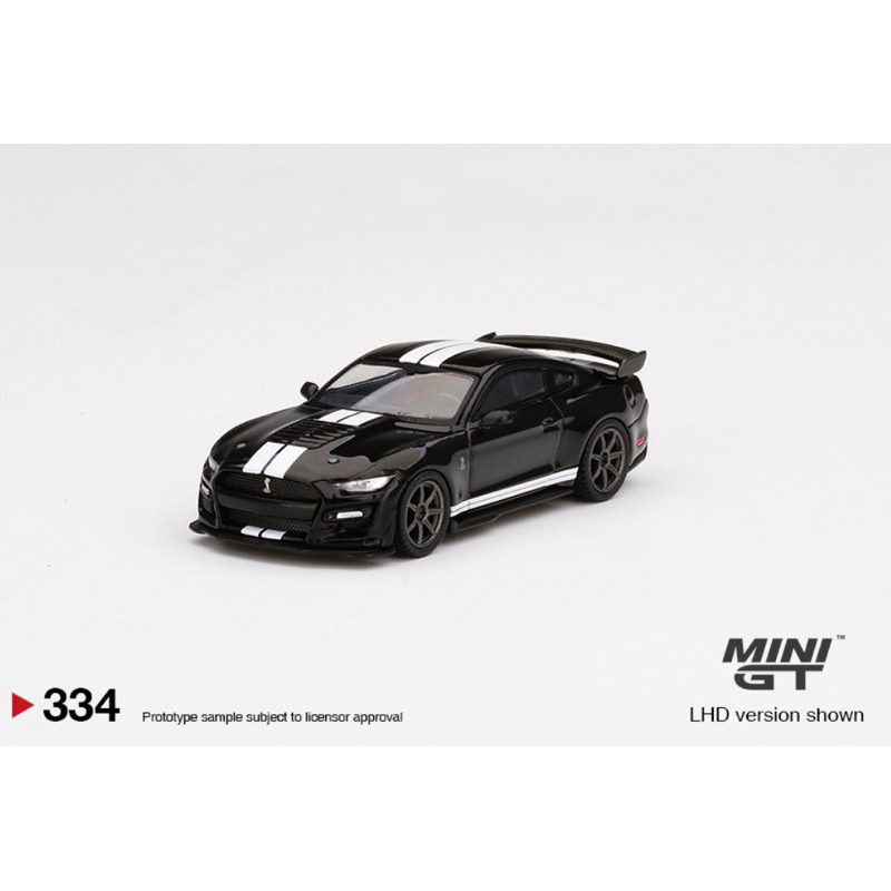 MINI GT #334 Ford Mustang Shelby GT500 Shadow Black