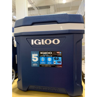 Igloo 58公升滾輪冰桶 54*47*54cm 好市多代購