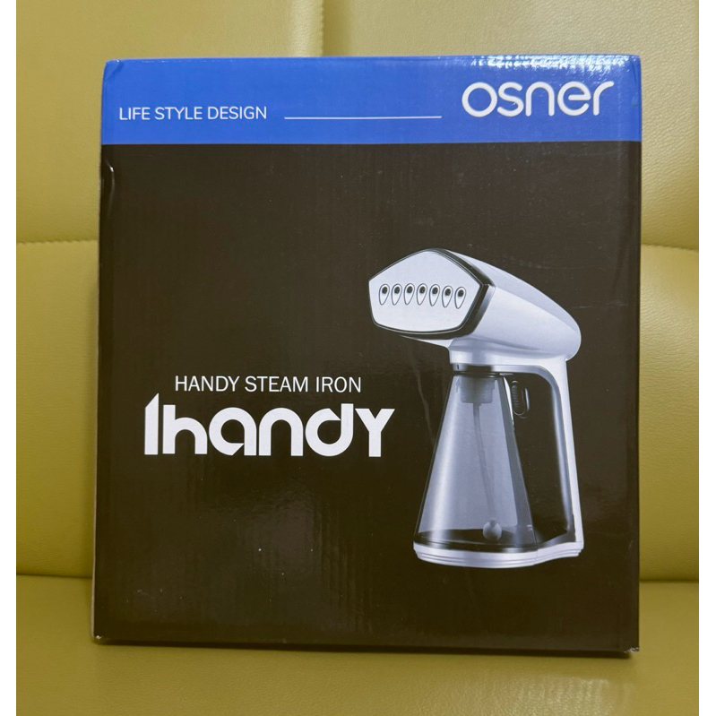 僅用一次 Osner 歐紳 Ihandy手持式蒸氣熨斗掛燙機(HY-168) 白色