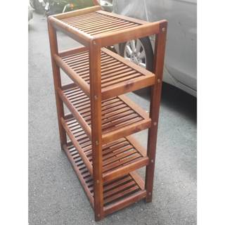 原價約4000元的實木/原木(柚木5層鞋架)~只售:500元北歐工業風書櫃廚牛皮革藤沙發桌床架辦公國椅製元起標