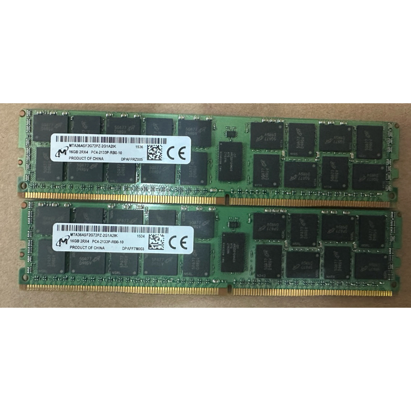 中古 二手 美光 ECC DDR4 16G 2133P 隨機出貨