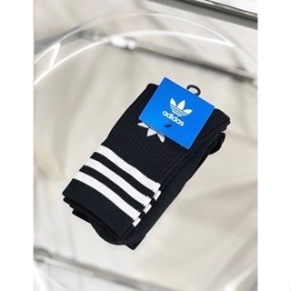 🕊️【Princess PEPE】adidas Originals 中筒襪 3 雙入 男/女黑色 DX9092