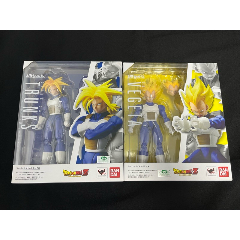 全新未拆 七龍珠 SHF 初版 達爾 特南克斯 特蘭克斯 貝吉塔 雙頭雕