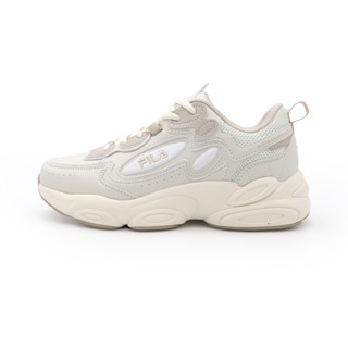 FILA Boundless 米 休閒 皮革 老爹 增高 運動鞋 女款 J3004【新竹皇家5-J330Z-177】