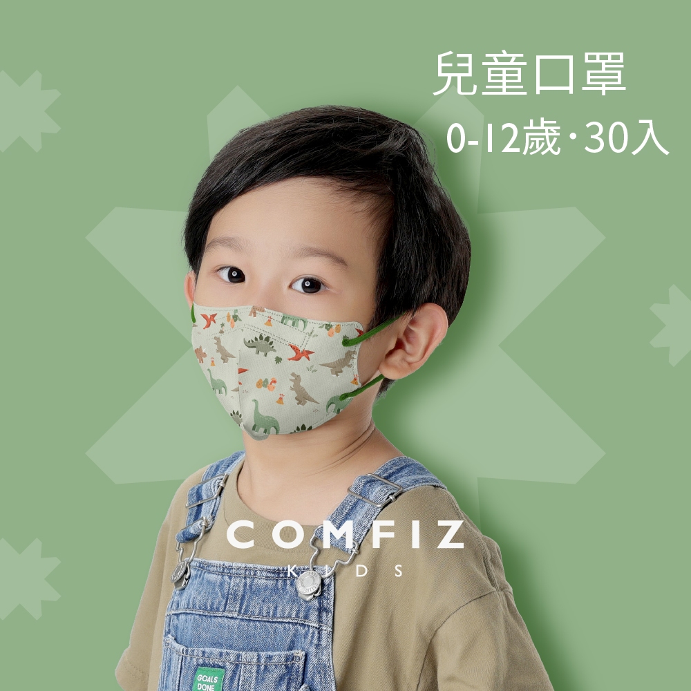【康菲COMFIZ官方直營】NO.1百萬媽咪指定｜兒童3D醫療口罩30入 0-12歲 嬰幼幼幼小童大童 MD雙鋼印