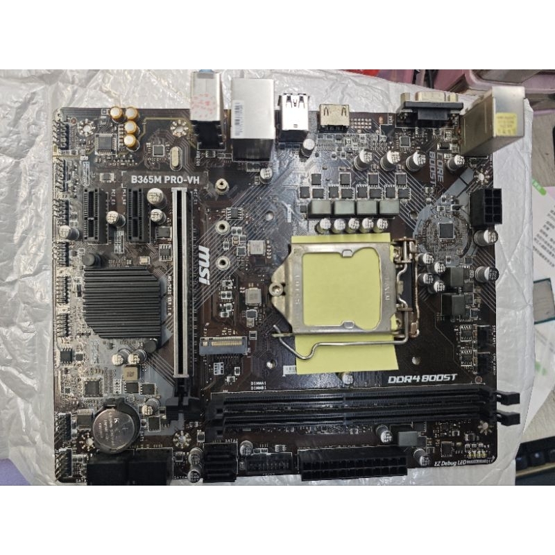 二手不良品 微星 msi B365 pro-vh 主機板 開機沒畫面一直重複開機