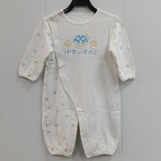 二手童裝🎀Combi嬰幼兒白色長袖包屁連身裝