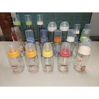 Pigeon 貝親 一般口徑玻璃奶瓶 120ml 母乳實感標準口徑玻璃奶瓶 chuchu 啾啾奶瓶 標準口徑 玻璃奶瓶