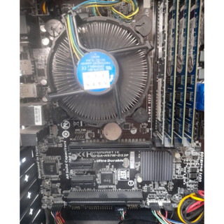 技嘉 H97M-DS3P主機板+i5-4460 CPU +風扇