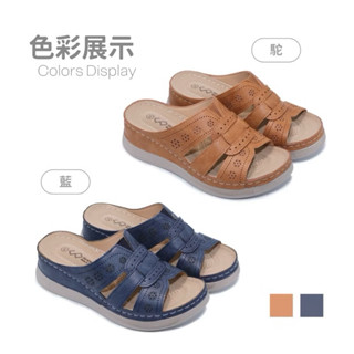[母親節首選 現貨免運]女鞋 久穿不累腳加厚軟墊厚底拖鞋 休閒拖鞋 女拖鞋