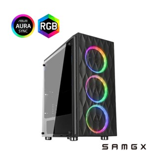 【SAMGX】HOURS 守護之眼 RGB鋼化玻璃ATX機殼 贈鍵鼠套包 鍵盤+滑鼠+耳機+滑鼠墊