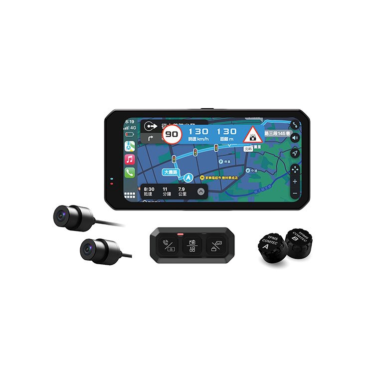COMTEC CP-1 Carplay 智能儀表 測速提醒 雙鏡頭行車記錄器 贈螢幕保護套