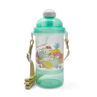 娃娃城 Baby City 雙層彈跳吸管水壺400ml-三麗鷗