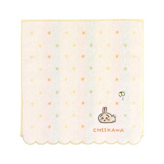 日本 Chiikawa 吉伊卡哇 純棉方巾/洗臉巾-點點烏薩奇 約25x25cm (JN2109)