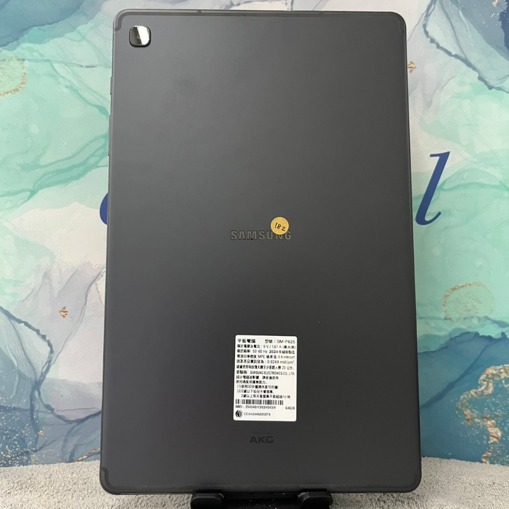 【三星平板】SAMSUNG  Tab S6 LITE  LTE 64G 黑 10.4吋 三星 二手平板   A0182