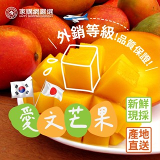 【家購網嚴選】屏東枋山 愛文芒果 2.5kg裝 (特大/大/中/小) 外銷等級 臺灣愛文 芒果禮盒 免運 季節水果