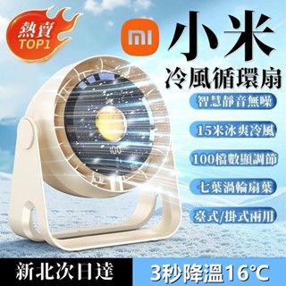夏季降溫✨小米風扇 空氣循環扇 無葉風扇 靜音循環扇 電風扇 桌扇 便攜式風扇 涼感風扇 USB風扇