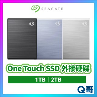 Seagate 希捷 One Touch SSD 外接硬碟 2.5吋 行動硬碟 輕薄 硬碟 1TB 2TB SG004