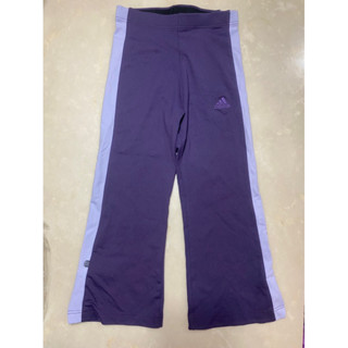 adidas 小女童 愛迪達 長褲 瑜伽 運動 健行 跑步 褲長65公分