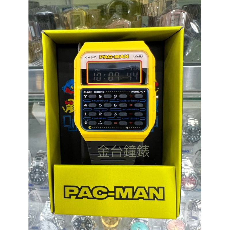 【金台鐘錶】CASIO卡西歐 CA-53WPC-1B 吃豆人x街頭遊戲機 PAC-MAN 限量聯名款腕錶