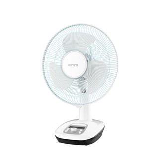 【KINYO】12吋充插兩用行動風扇(CF-1205)｜桌扇 露營扇 電風扇 戶外 不插電也能吹 停電應急必備